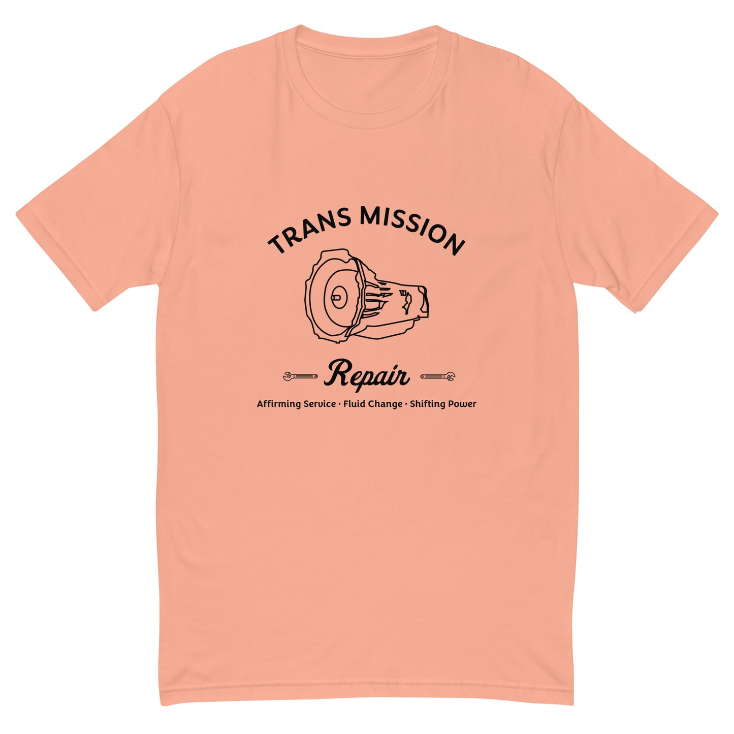 Trans Mission Repair Fitted Short Sleeve T-shirt