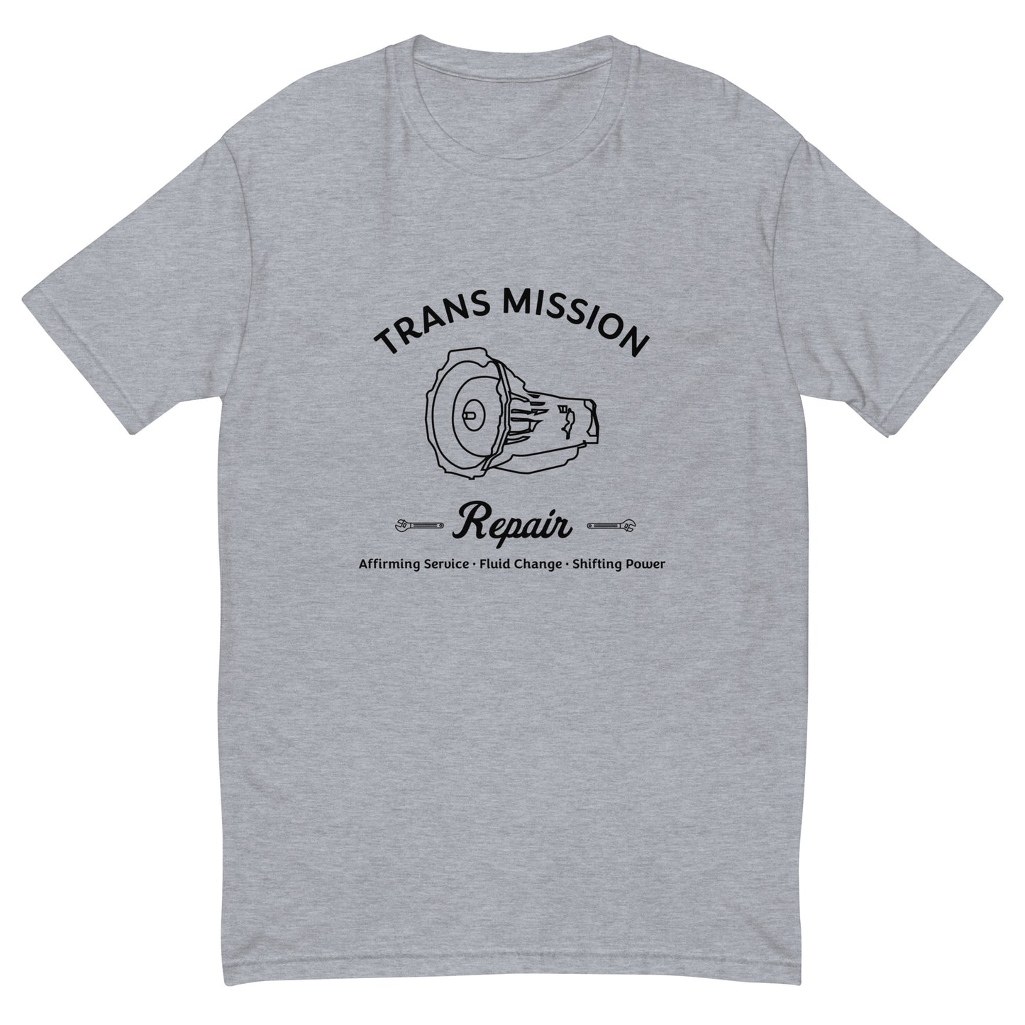 Trans Mission Repair Fitted Short Sleeve T-shirt