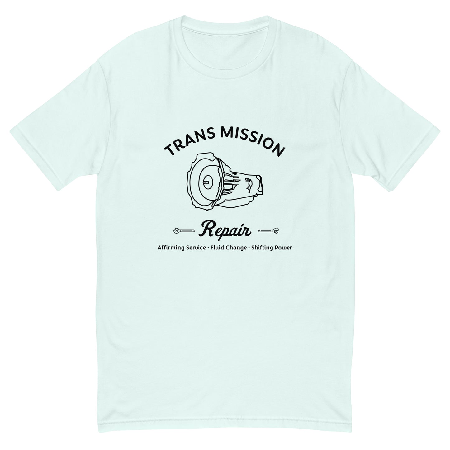 Trans Mission Repair Fitted Short Sleeve T-shirt