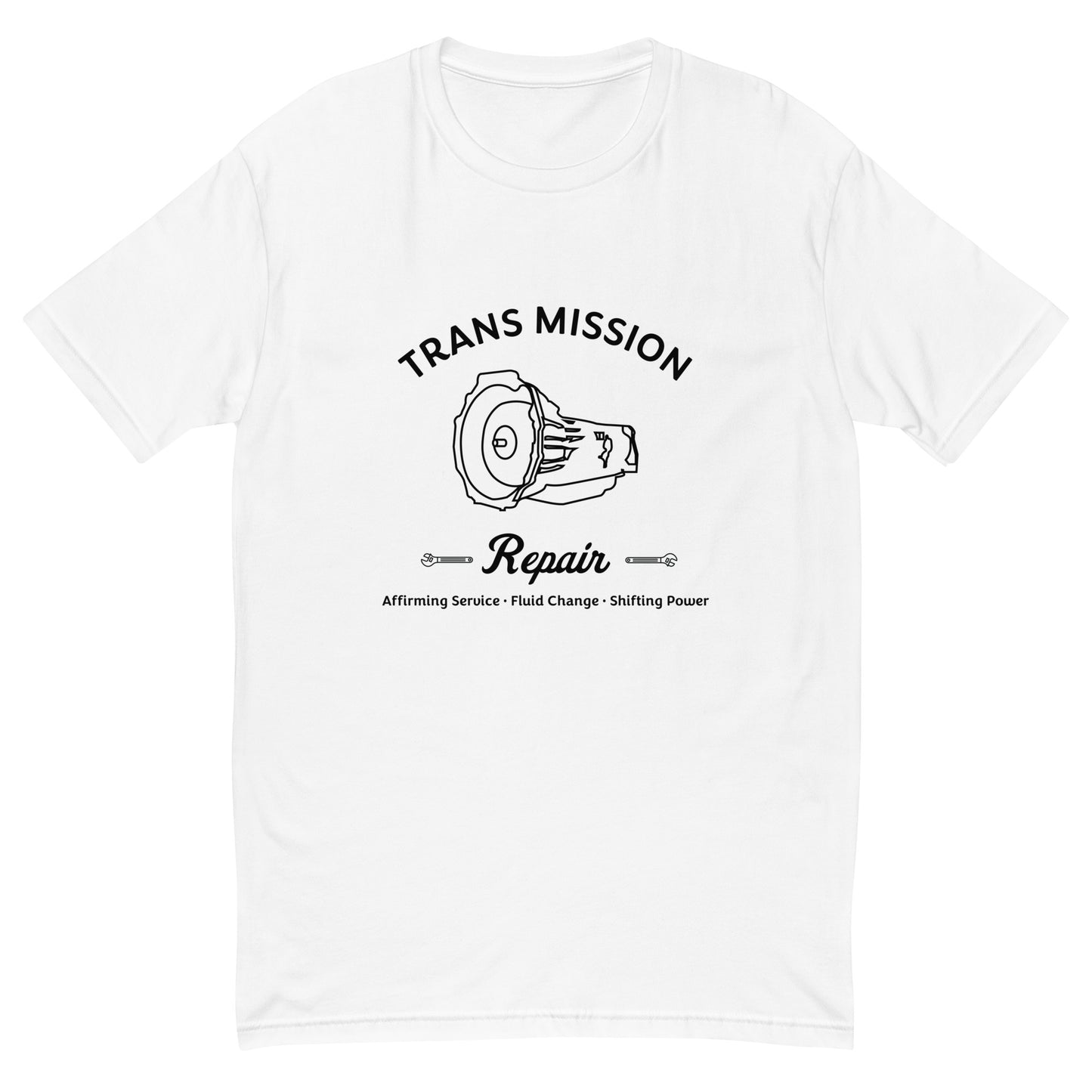 Trans Mission Repair Fitted Short Sleeve T-shirt